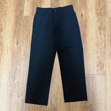 Cat and Jack Kids Black Flat Front Pants Uniform School Boys Size 8 Dress Pants