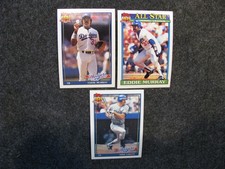 (3) 1991 Topps Dodgers - Eddie Murray #397, Eddie Murray #590, Kirk Gibson #490