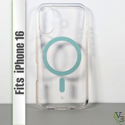 CASEOLOGY Capella Magnetic Case for iPhone 16 - Clear / Ocean Blue - Used w/ Box