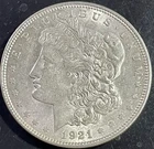 1921 $1 Morgan Silver Dollar. 90% Silver.  #2024