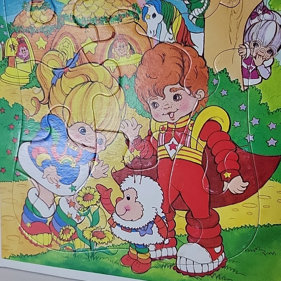 Golden Frame-Tray Puzzles Rainbow Brite Vtg 1983  - Image 2 of 4