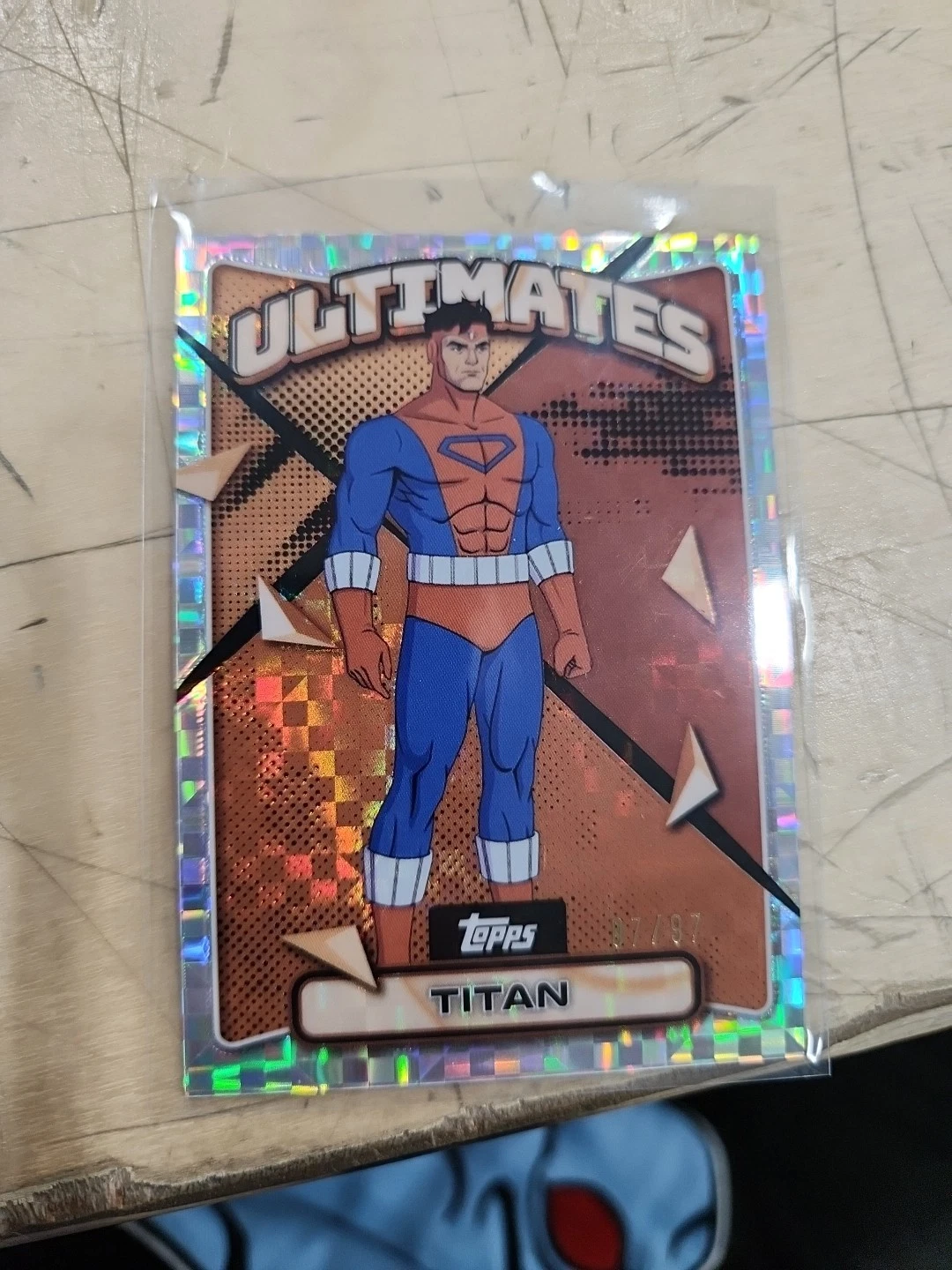 Topps 2025 Finest X-Men '97 #6 Titan Ultimates Laser Refractor Numbered 07/97