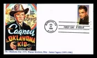 DR JIM STAMPS US JAMES CAGNEY LEGENDS OF HOLLYWOOD FDC OKLAHOMA KID MOVIE COVER