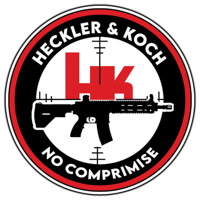 Heckler & Koch No Compromise Logo #4 Sticker Waterproof Vinyl Decal Die-Cut