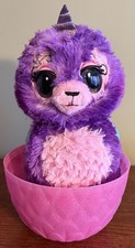 Hatchimals Wow Llalacorn 32 inch Tall Interactive Toy Purple With Pink Egg