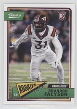 2018 Panini Classics Rookies Red Back 98/299 Brandon Facyson #274 2r7