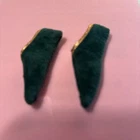 Vintage Ken Little Theater #0772 The Prince Minty Green Velvet Slippers
