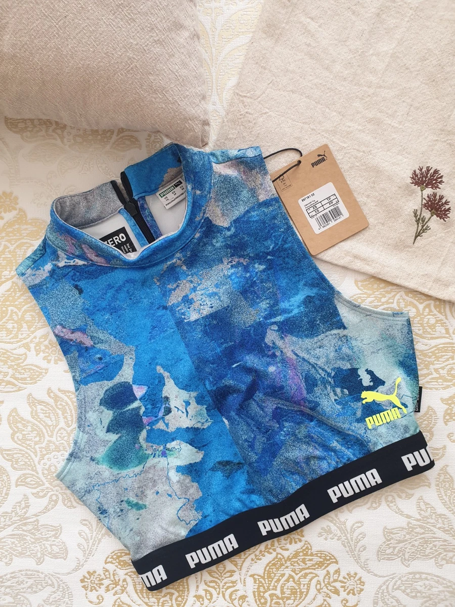 PUMA SPECIAL EDITION ST MARTIN SPORT CROPPED TOP SIZE XS NEW - GYM ACTIVEWEAR