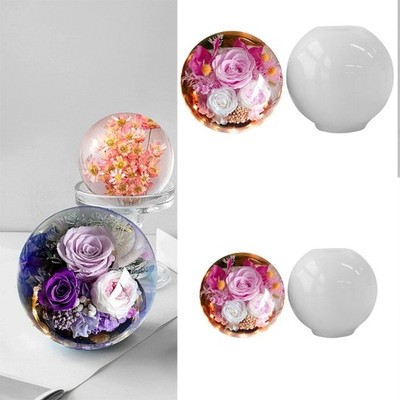 Soap Moulds Sphere Shape Resin Project Moulds Silicone Texture for Making