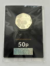 2021 United Kingdom UK Brilliant Uncirculated Insulin Fifty Pence 50p coin