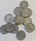 Mercury Dimes Silver 10c Coins Various Dates Qualities Lot of 14