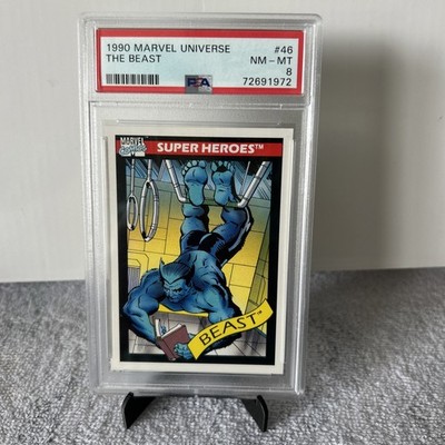 1990 Marvel Universe The Beast #46 PSA 8