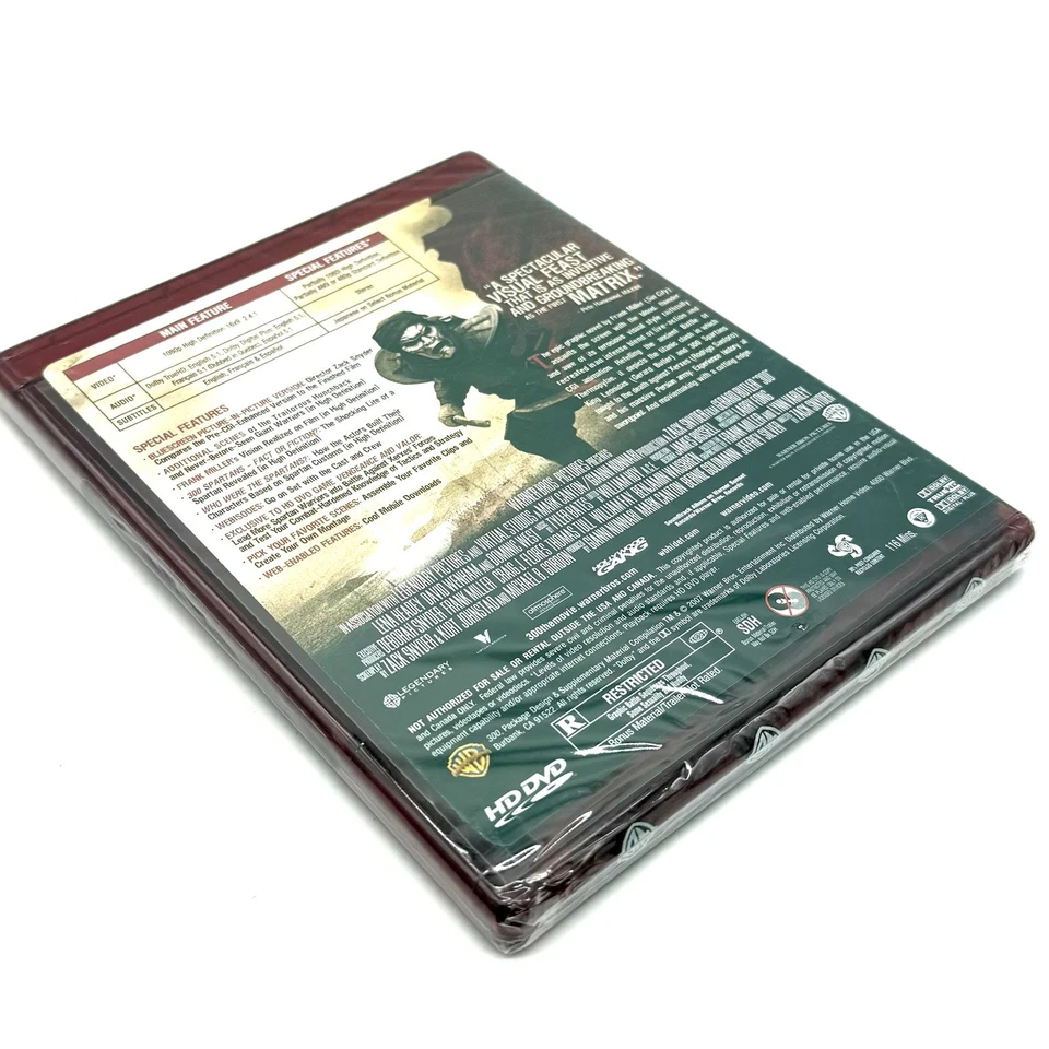 300 HD DVD Movie Promo Screener 2007 Warner Bros NFR Sealed New - Image 2 of 2