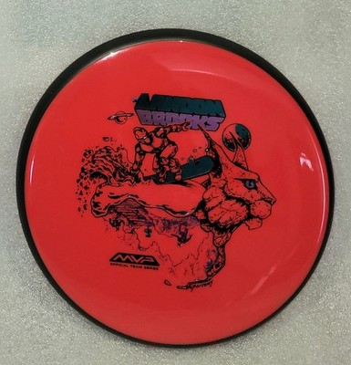 MVP Disc Sports Landolorian Stamped Red Neutron Watt Putter Disc Golf Disc 172G