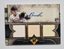 2025 Topps Museum Baseball - BROOKS LEE RC 152/199 Minnesota - Triple Patch Auto
