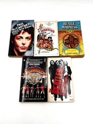Vintage 1970 s Beatles Books 5 Lot Yesterday Today Tomorrow Madness Lyrics Paul