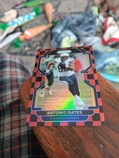 2021 Panini Prizm #175 Black and Red Checker Antonio Gates San Diego Chargers