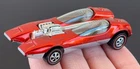 Vintage Hot Wheels Redline 1969 REMARKABLE Red Splittin’ Image - PAINTED LIGHTS