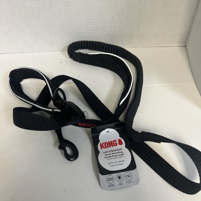 KONG Hands-Free Shock Absorbing Leash 6 ft L - Black