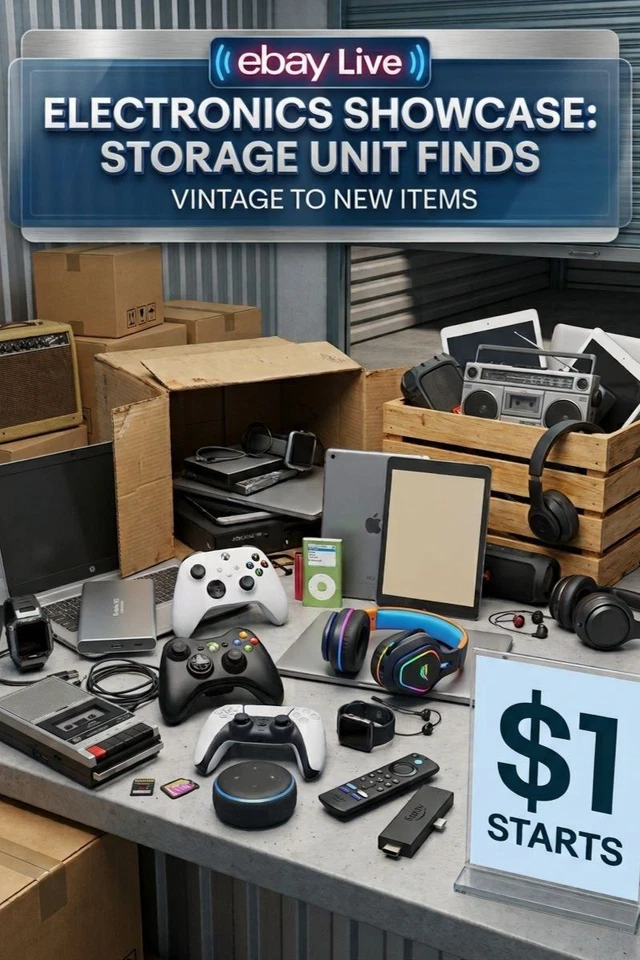 Electronics Finds from Abandoned Storage Units - Vintage to Modern