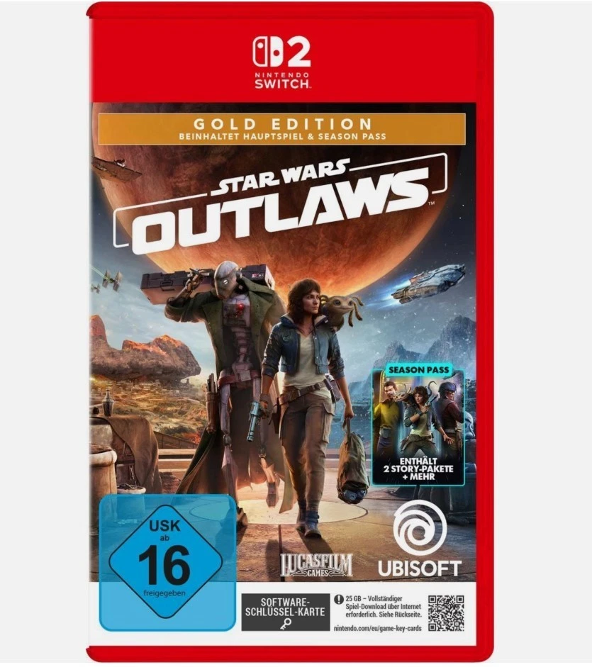 UBISOFT Star Wars Outlaws - Gold Edition (inkl. Season Pass Key Card) [Nintendo Switch 2