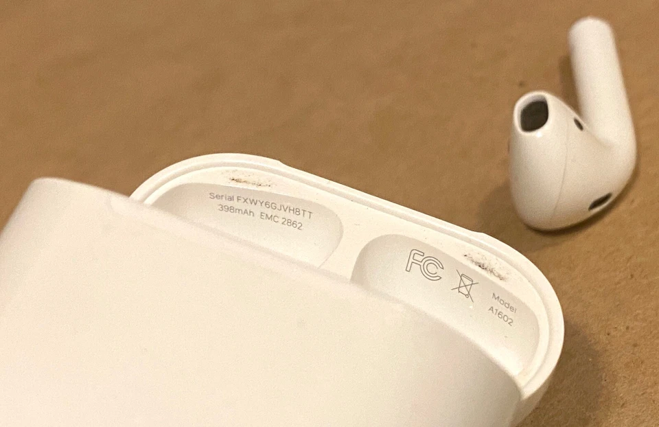 Apple A1523 AirPods 1ª Generación Y Base De Carga A1602 Funciona Bien A3X Foto 4 de 4