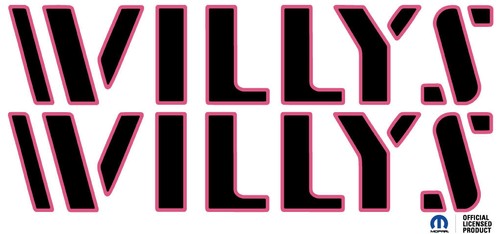 Calcomanías de vinilo laterales con gráficos de letras de capó para Jeep Willys 2019-2025 - Imagen 5 de 7