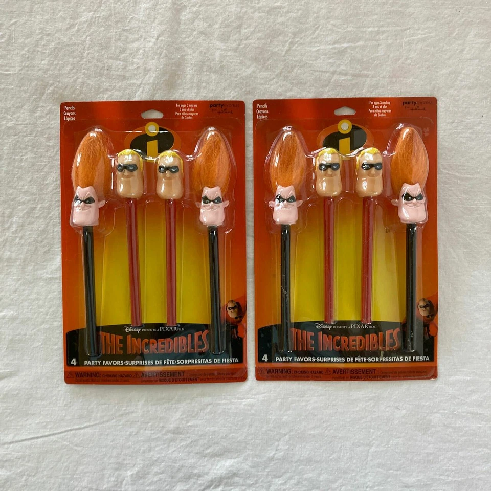 全新 The Incredibles 1 桌套 54 英寸 x 102 英寸 4 包 派对礼品 生日 — 第 3/4 张图片