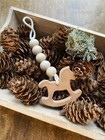 Nursery Baby Garland New Baby Gift Baby Announcement Baby Keepsake Horse Garland