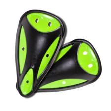 Golberg Athletic Cups 2 Pack Large 3 Black  Green Supporters for Jock Straps