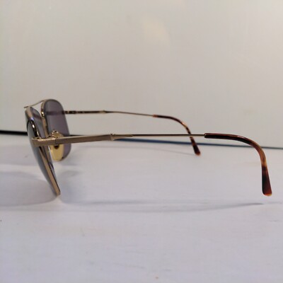 Vintage Ralph Lauren 127 Classic Brown Gold Oval Aviator  display picture 1