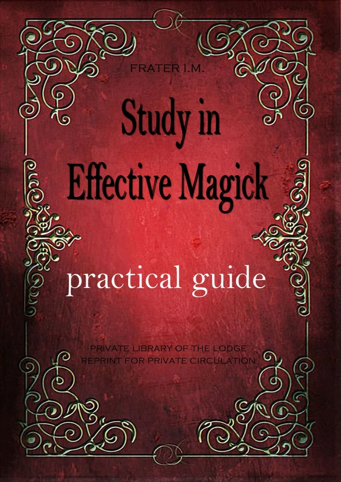 Antique Book Grimoire Magic Esoteric Manuscript Occultism Pagan Manual Practical Foto 2 de 4