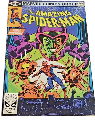 Amazing Spider-Man #207 Vol. 1, 1980 "Final Curtain" Stan Lee Marvel Comics