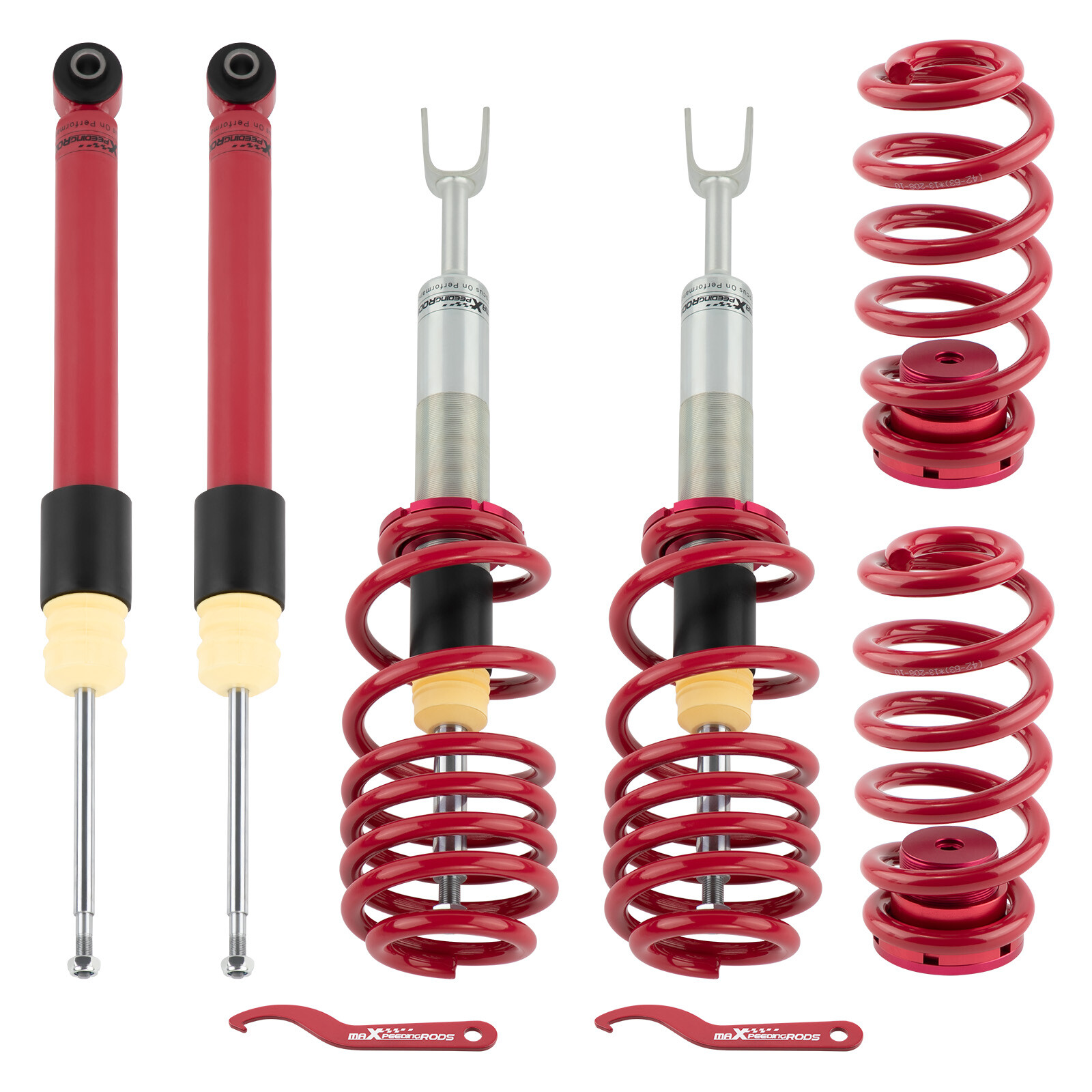 Street Coilovers for AUDI A4 B7 8E 8H Avant Convertible 2002-2009 2007 2008