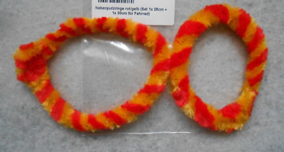 Nabenputzring Set Rot-Gelb, Mifa, Diamant,Fahrrad,Radsport