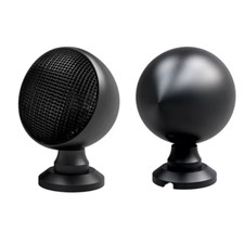 Black Aluminum Tweeter Pods Housing Mounting Hardware Adjustable Size 41mm-52mm