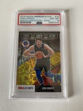 2019-20 Hoops Premium Stock - Lights Camera Action Gold #15 Luka Doncic 10/10