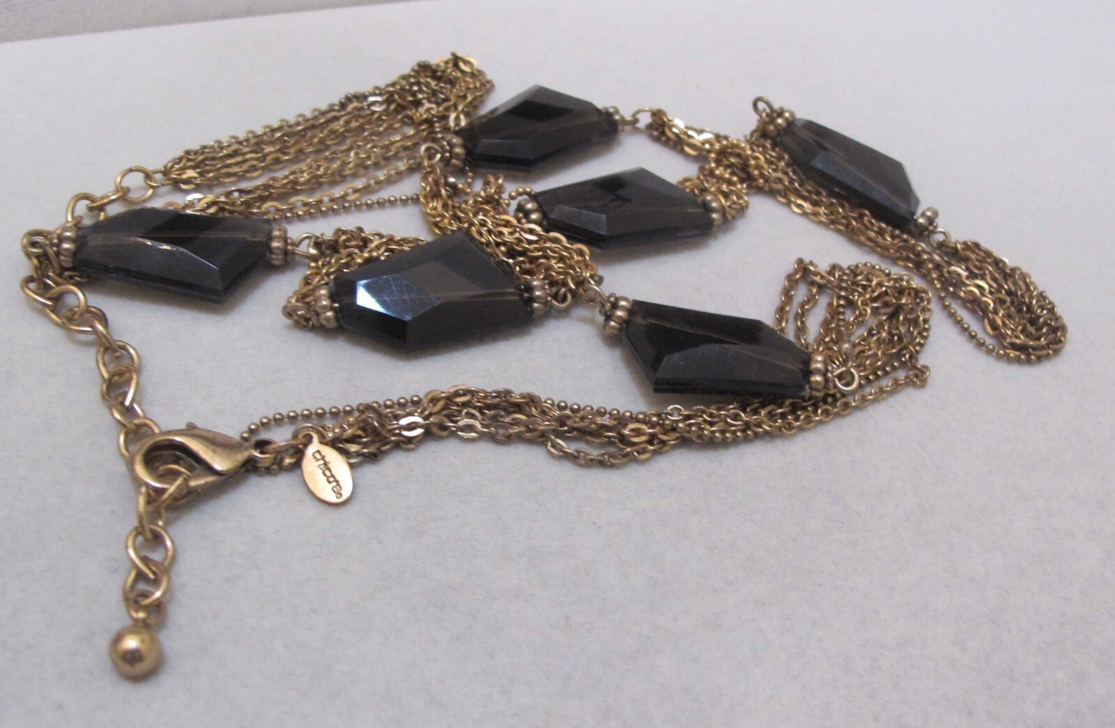 CHICO’s Translucent Dark Brown Angular Stations 5… - image 8