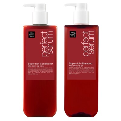 Mise en Scène Perfect Super Rich Serum Set – Shampoo 680ml +