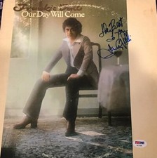 Frankie Valli Signed Auto Our Day Will Come Cover Only No Album Vinyl PSA Coa