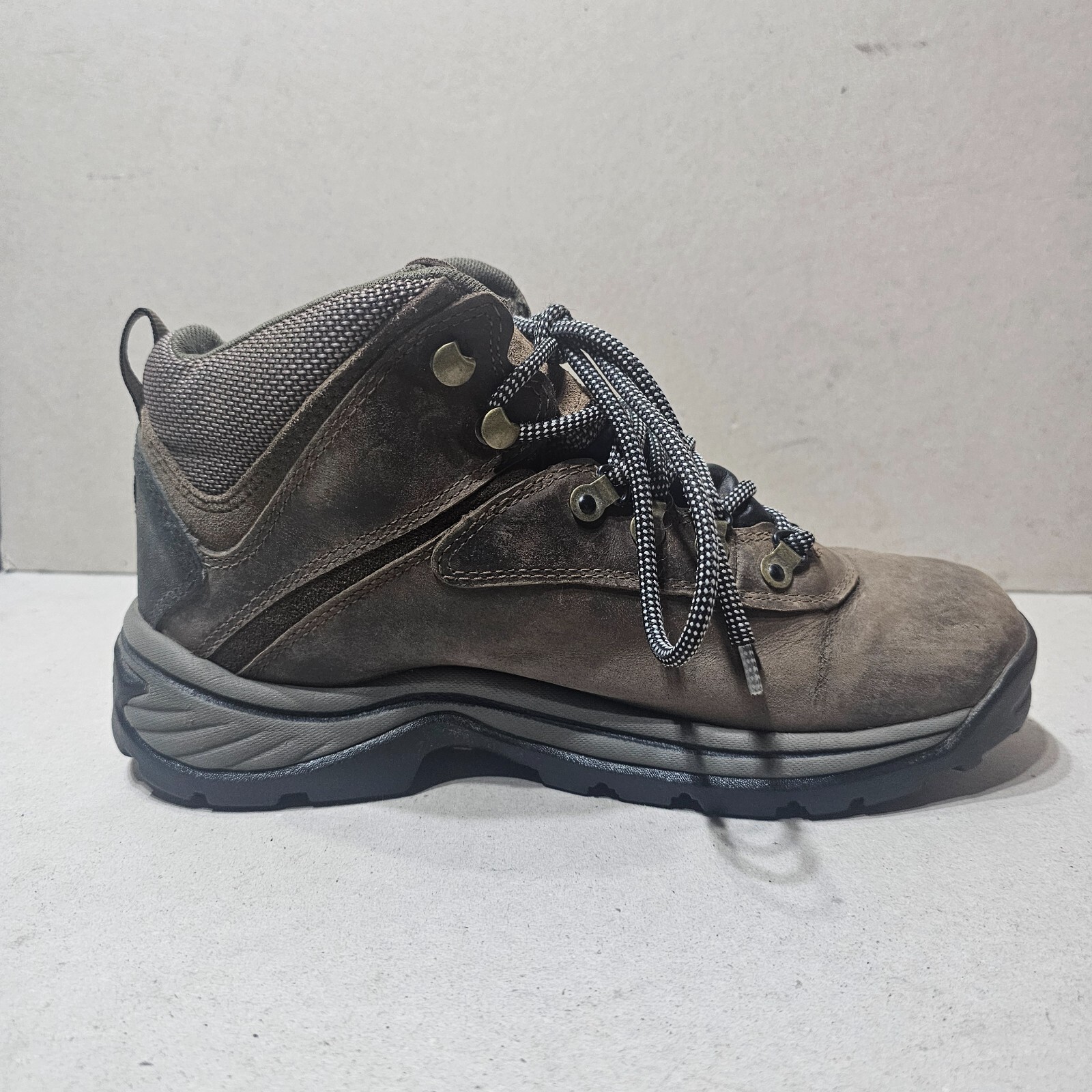 KEEN TIMBERLAND CHOCORUA STIVALI DA CAMPEGGIO DA DONNA IN PELLE TESSUTO DA TREKKING MARRONI UK7