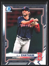 2021 Bowman C.J. Chatham #BCP-113 Chrome Prospects Boston Red Sox