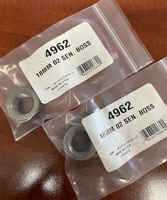 Pair AP Exhaust OXYGEN SENSOR BUNG BOSS NUT M18x1.5 Header Catalytic ...