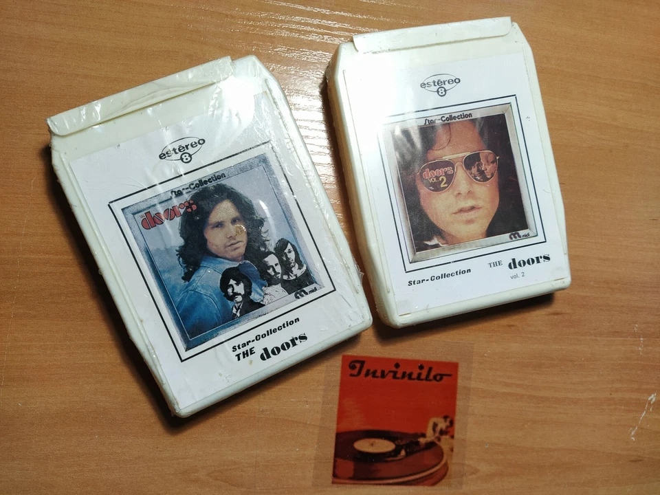 The Doors STAR-COLLECTION Vol1 & Vol2 8-track tapes from Portugal * SEALED * - Image 2 of 4