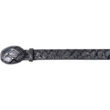 HANDMADE LOS ALTOS GRAY GENUINE PIRARUCU FISH WESTERN COWBOY BELT