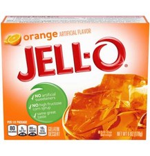 Jell-O Gelatin Dessert Mix Orange Flavor - 6 ...