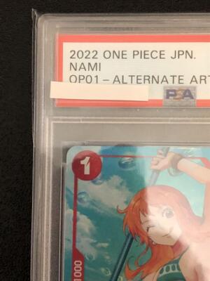 PSA 10 Nami OP01-016 R Rare Alt Art ROMANCE DAWN One Piece Card