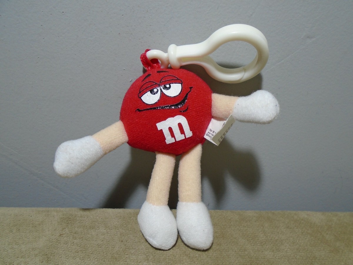 MARS RED PLAIN M&M 3.5” PLUSH KEY CHAIN (KC23) | eBay