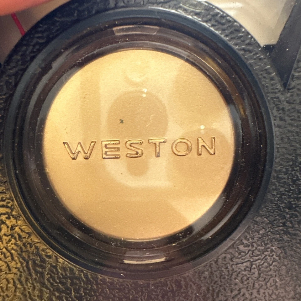 Medidor de exposición Weston Pixie 1968 vintage con caja original e instrucciones Foto 3 de 4