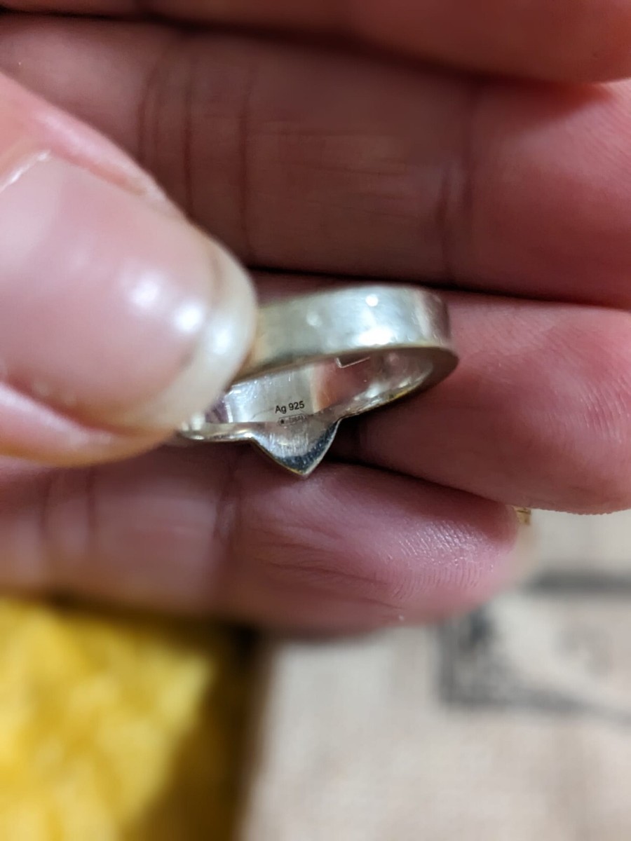 gucci silver heart ring. 7 Cm Circumference. Great Condition | eBay